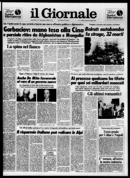 Il giornale : quotidiano del mattino